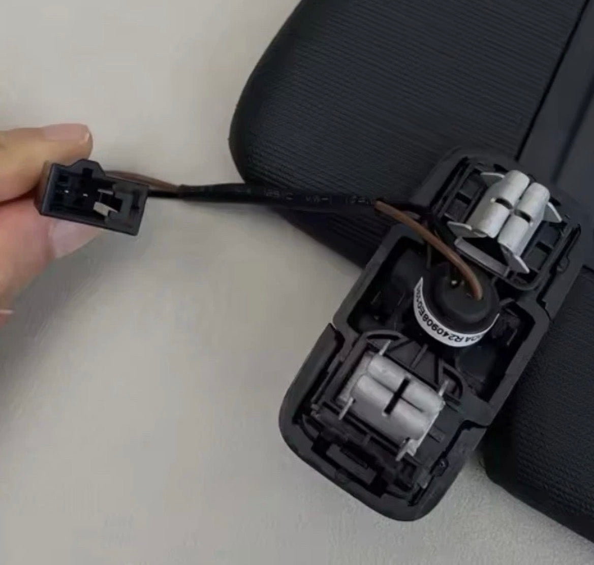 Alette Parasole Volkswagen Golf 7 Passat B8 CC Jetta Pannello Con Specchio nero/grigio