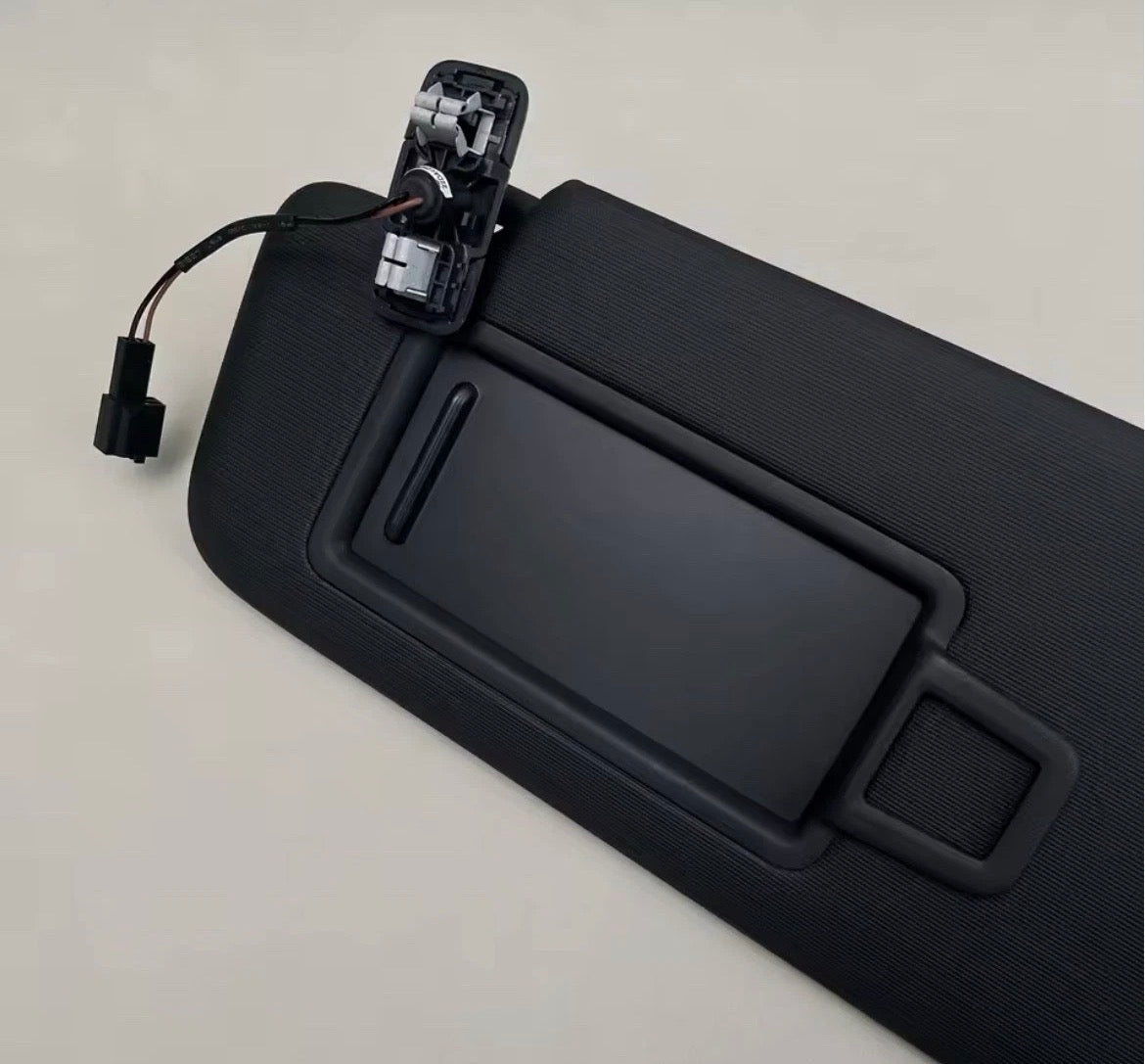 Alette Parasole Volkswagen Golf 7 Passat B8 CC Jetta Pannello Con Specchio nero/grigio