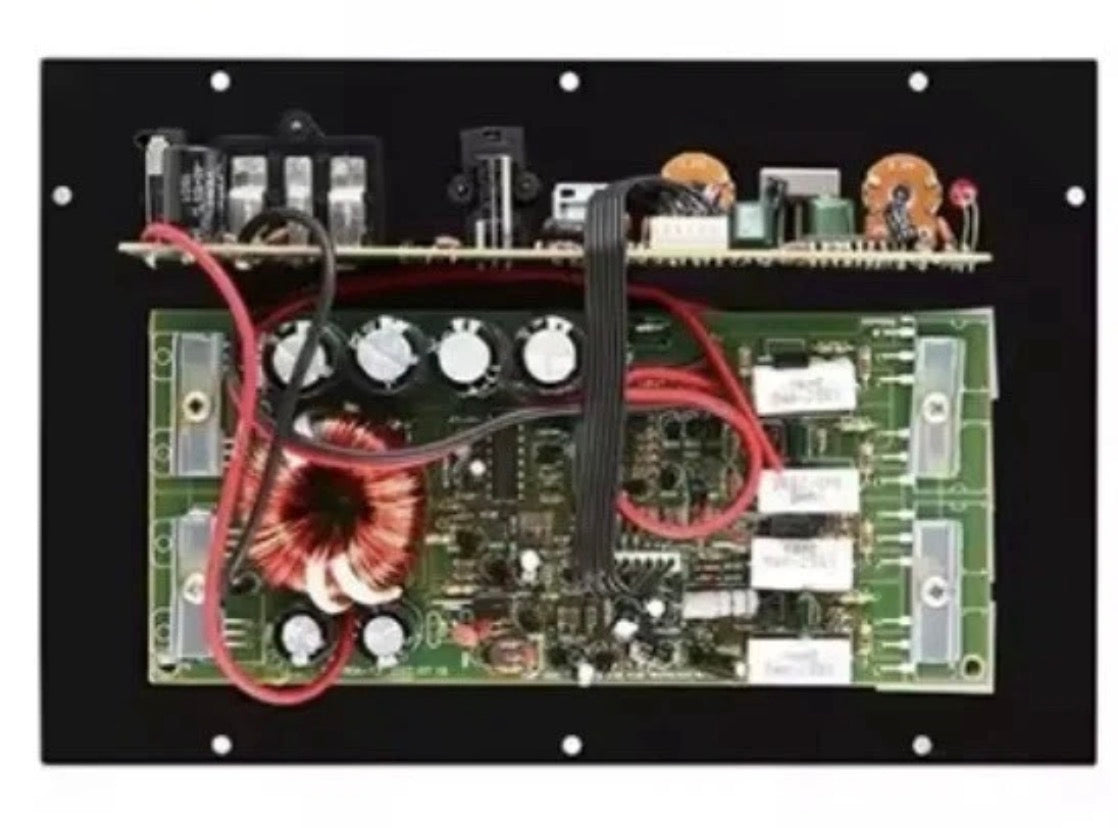 Amplificatore Mono 1000w Per Subwoofer 600w Rms, Alluminio Nero Salvaspazio