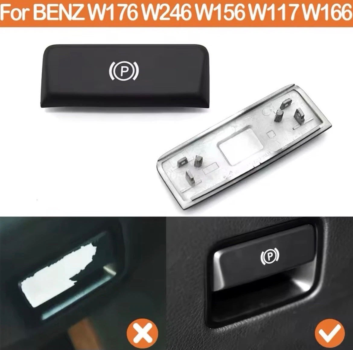 Copertura Leva Freno A Mano Mercedes-Benz W176 W246 W156 W117 W166 W222